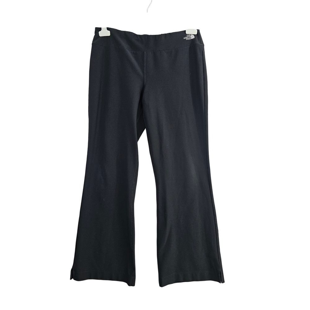 The North Face Pants Women L Black Solid Active Bootcut Stretch Polyester Blend